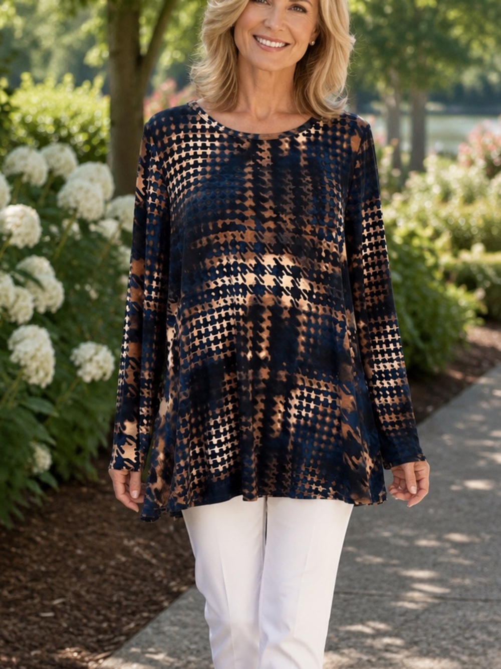 Karen Kane Long-Sleeve Top Medium